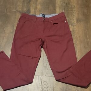 GAP Burgundy Casual Trousers